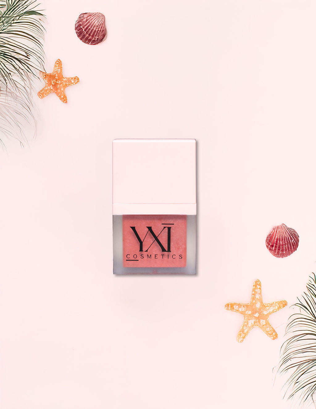 Nena brown shimmer lip gloss swatch on lips – Summer Collection